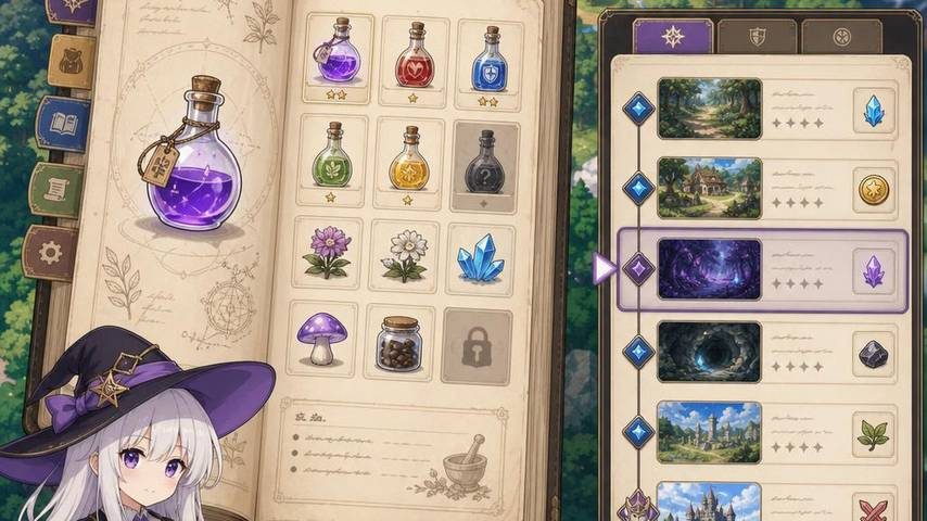 魔女秘药 任务推进 场景图 8