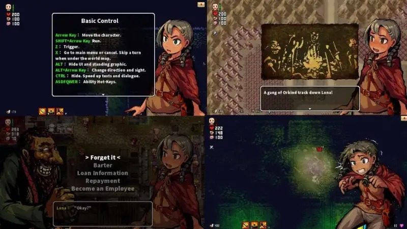 洛娜的世界LonaB 黑暗风格RPG 画面 7